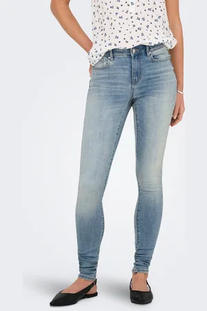 ONLY Onlwauw Mid Waist Skinny Fit Jeans
