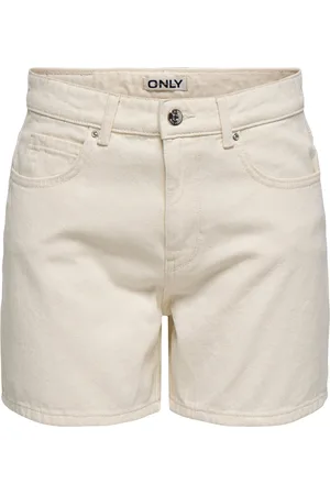 ONLY Onlvenus High Waist Mom Fit Denim Shorts