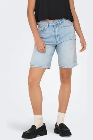 ONLY Onlhope High Waist Loose Fit Denim Shorts