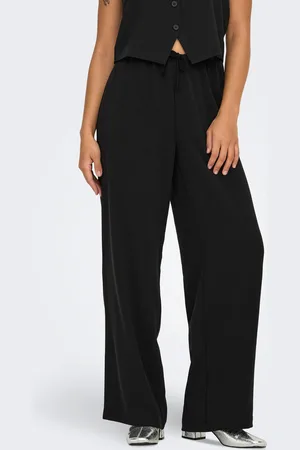 ONLY Onlthana Wide Leg Fit Broek Met Wijde Pijpen