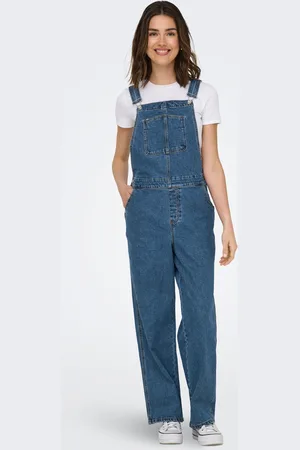 ONLY Onlmascha Wide Leg Fit Denim Salopette