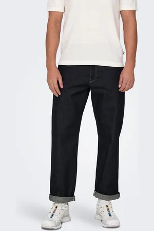 Only & Sons Onsedge Mid Waist Straight Fit Jeans