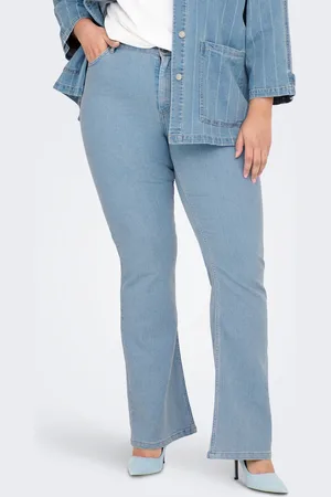 ONLY Carhush Mid Waist Flared Fit Jeans