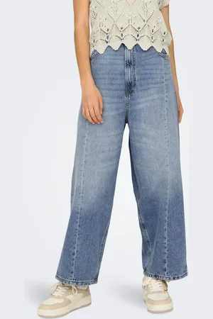 ONLY Onlzane High Waist Loose Fit - Cropped Jeans