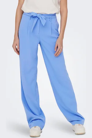 ONLY Onlcarolina Straight Fit Broek Met Wijde Pijpen