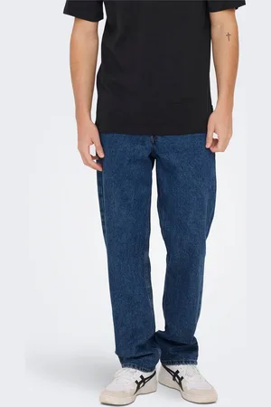 Only & Sons Onsedge Mid Waist Straight Fit Jeans