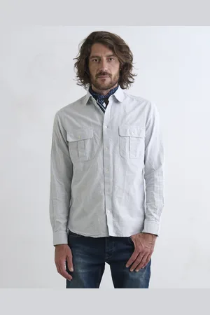 J.C. Rags Ruster Casual Heren Overhemd LM