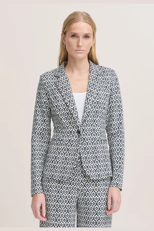 Ichi Kate Print Blazer
