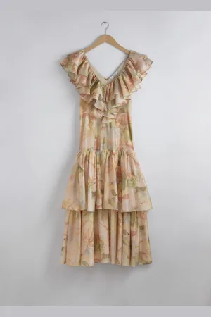 & OTHER STORIES Cascading Ruffle Maxi Dress