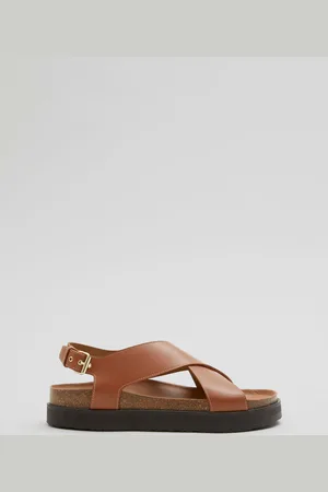 & OTHER STORIES Criss-Cross Leather Sandals