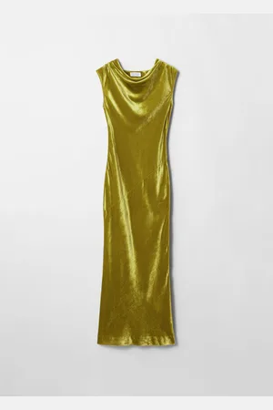 & OTHER STORIES Draped Velvet Maxi Dress
