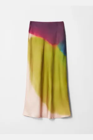 & OTHER STORIES Ombr?? Satin Maxi Skirt