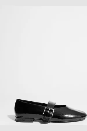 & OTHER STORIES Buckled Leather Ballerinas