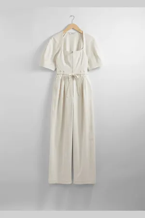 & OTHER STORIES Belted Zip-Front Jumpsuit