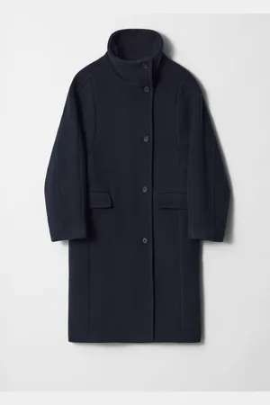 & OTHER STORIES Funnel-Neck Wool Coat
