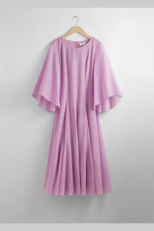 & OTHER STORIES Trumpet-Sleeve Midi Dress