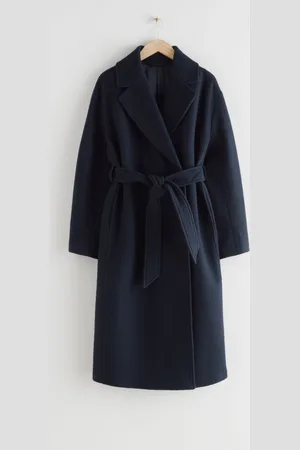 & OTHER STORIES Voluminous Belted Wool Coat