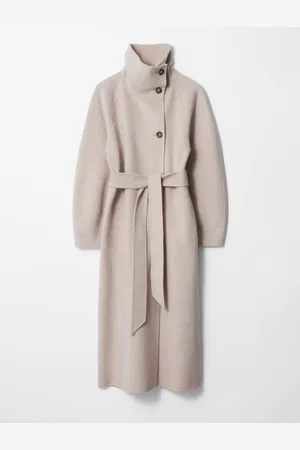 & OTHER STORIES Funnel-Collar Wool Coat