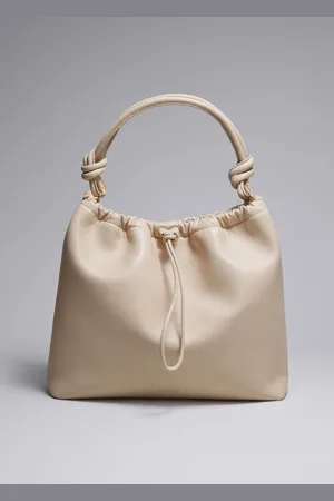 & OTHER STORIES Knotted Leather Tote Bag