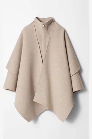 & OTHER STORIES Asymmetric Wool Cape