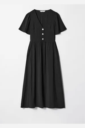 & OTHER STORIES V-Neck Midi Dress