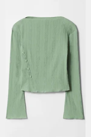 & OTHER STORIES Boat-Neck Flared-Sleeve Top