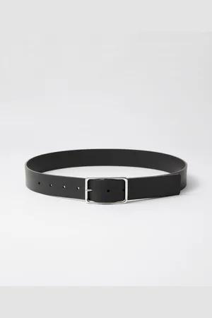 & OTHER STORIES Rectangular-Buckle Leather Belt