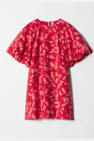& OTHER STORIES Puff-Sleeve Mini Dress