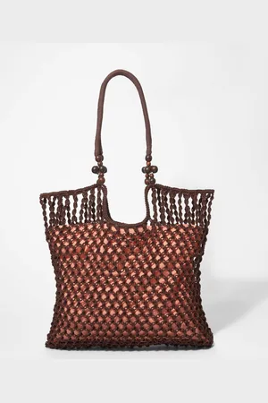 & OTHER STORIES Bead-Detail Crocheted Tote Bag