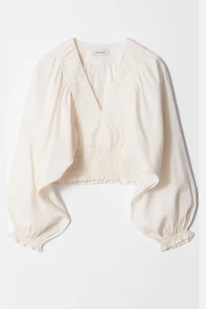 & OTHER STORIES Smocked Puff-Sleeve Blouse