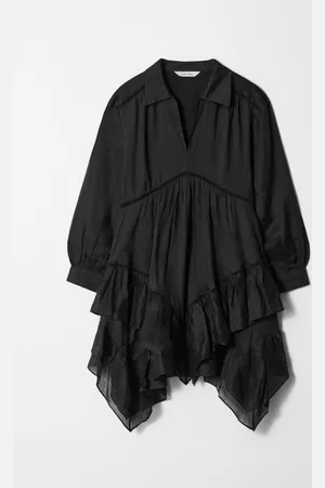 & OTHER STORIES Ruffle Ramie Mini Dress
