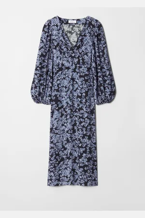 & OTHER STORIES V-Neck Midi Dress