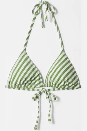 & OTHER STORIES Ribbed Triangle Bikini Top