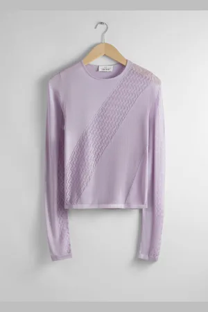 & OTHER STORIES Contrast-Panel Knit Top