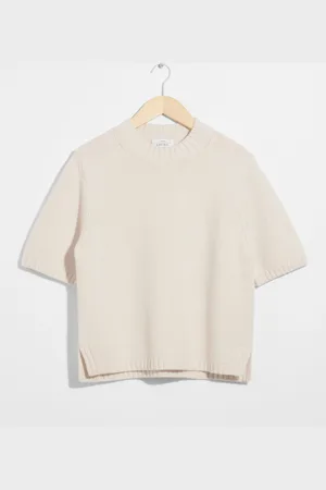 & OTHER STORIES Cashmere-Blend Knit T-Shirt