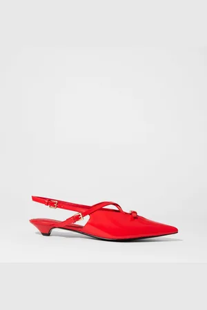 & OTHER STORIES Buckled Strappy Slingback Ballerinas