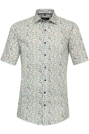 Casa Moda Casual Overhemd Korte mouw