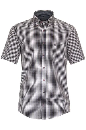 Casa Moda Casual Overhemd Korte mouw