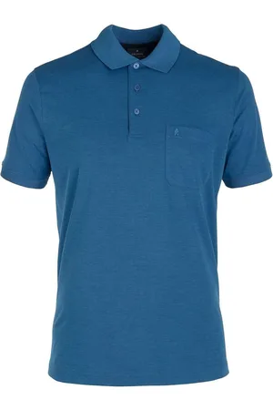 Ragman Softknit Polo shirt Korte mouw