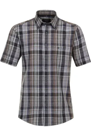 Casa Moda Casual Overhemd Korte mouw
