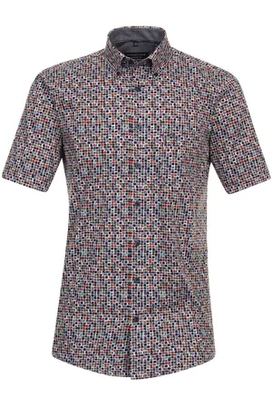 Casa Moda Casual Overhemd Korte mouw