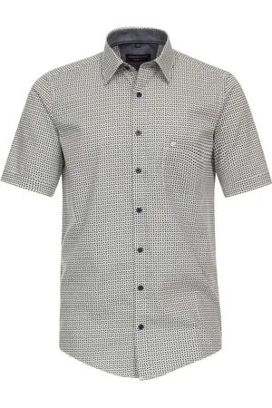 Casa Moda Casual Overhemd Korte mouw