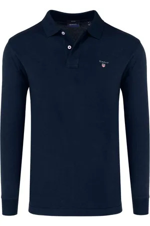 GANT Poloshirt lange mouw , Effen