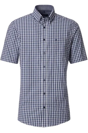 Casa Moda Casual Overhemd Korte mouw