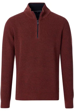 Casa Moda Half-Zip Sweater , Effen