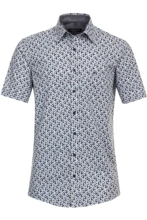 Casa Moda Casual Overhemd Korte mouw