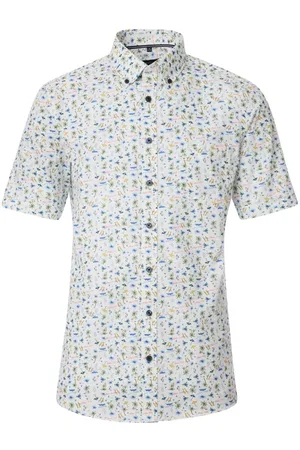 Casa Moda Casual Overhemd Korte mouw