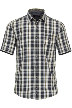 Casa Moda Casual Overhemd Korte mouw