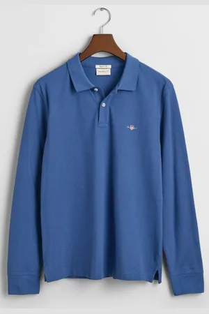 GANT Shield Poloshirt lange mouw , Effen