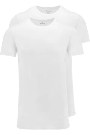 Ragman T-Shirt ronde hals Dubbel pak , Effen